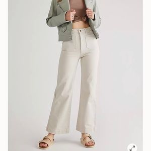 Rolla’s Sailor High Rise Wide Leg Jeans in Comfort Salt Size 31